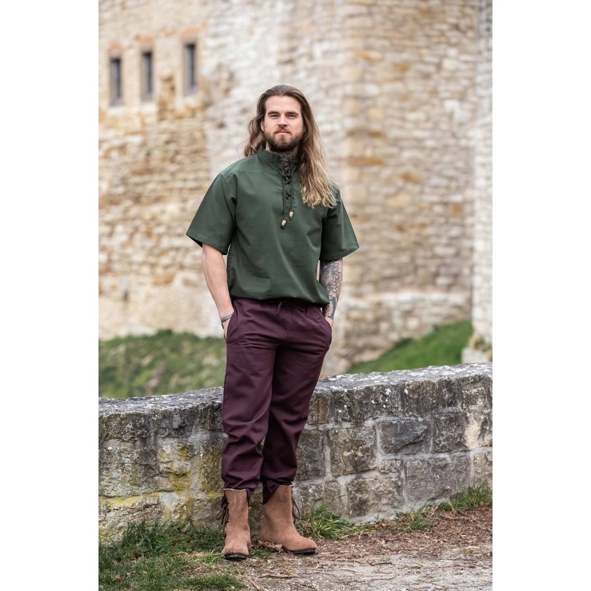 ​Middeleeuwse Blouse in Groen