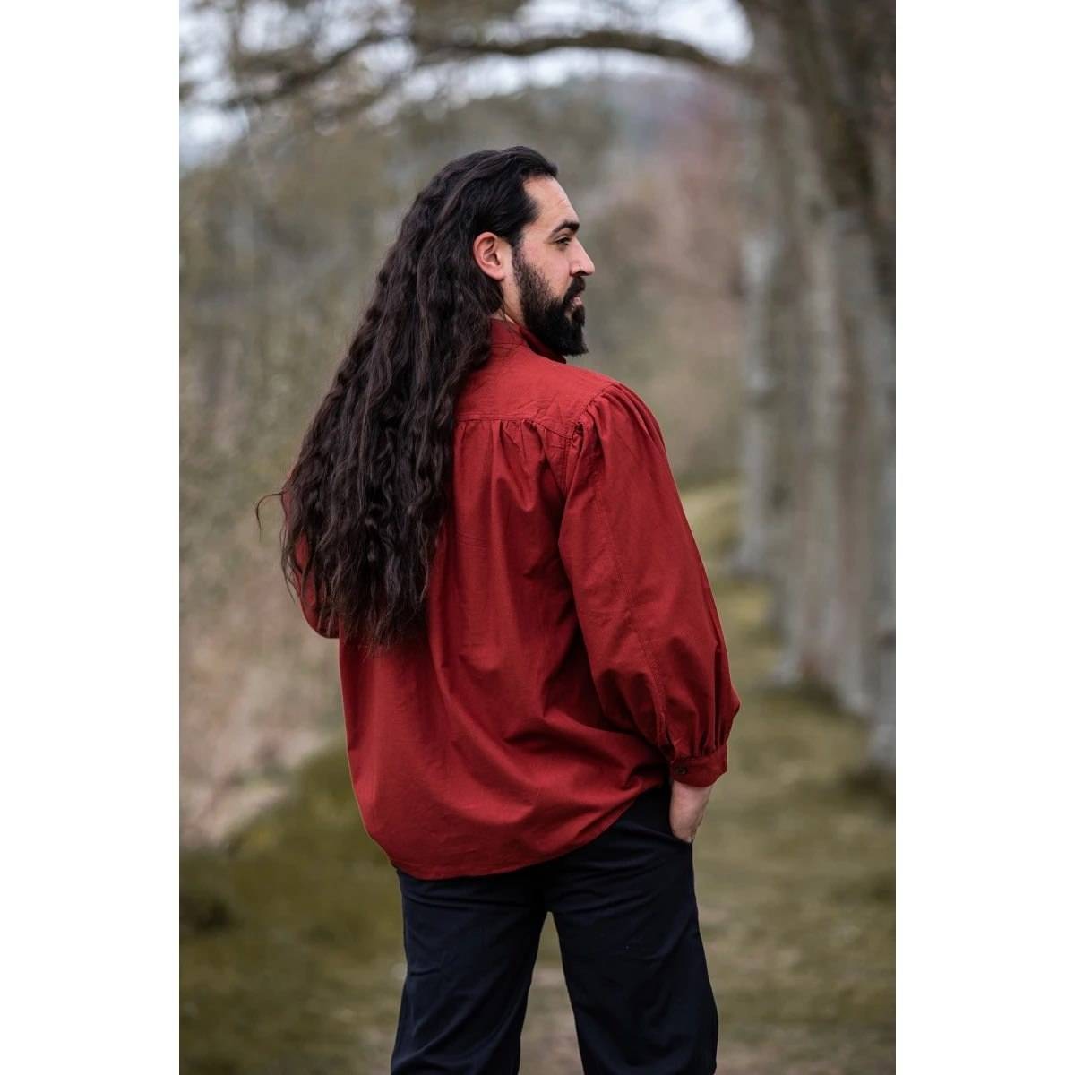 Mittelalter Bluse in Rot