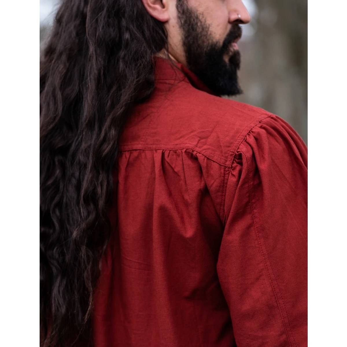 Mittelalter Bluse in Rot