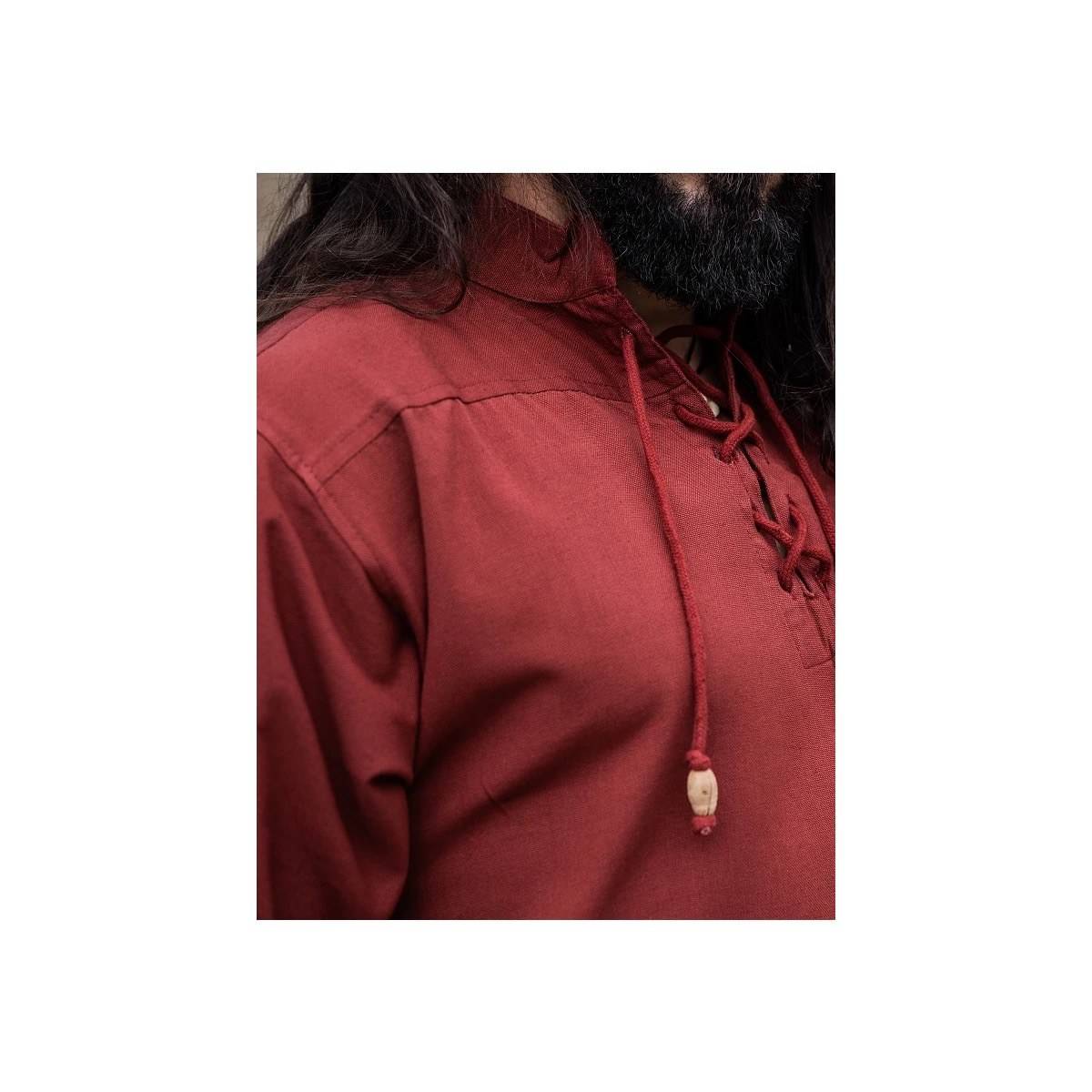 Middeleeuwse Blouse in Rood
