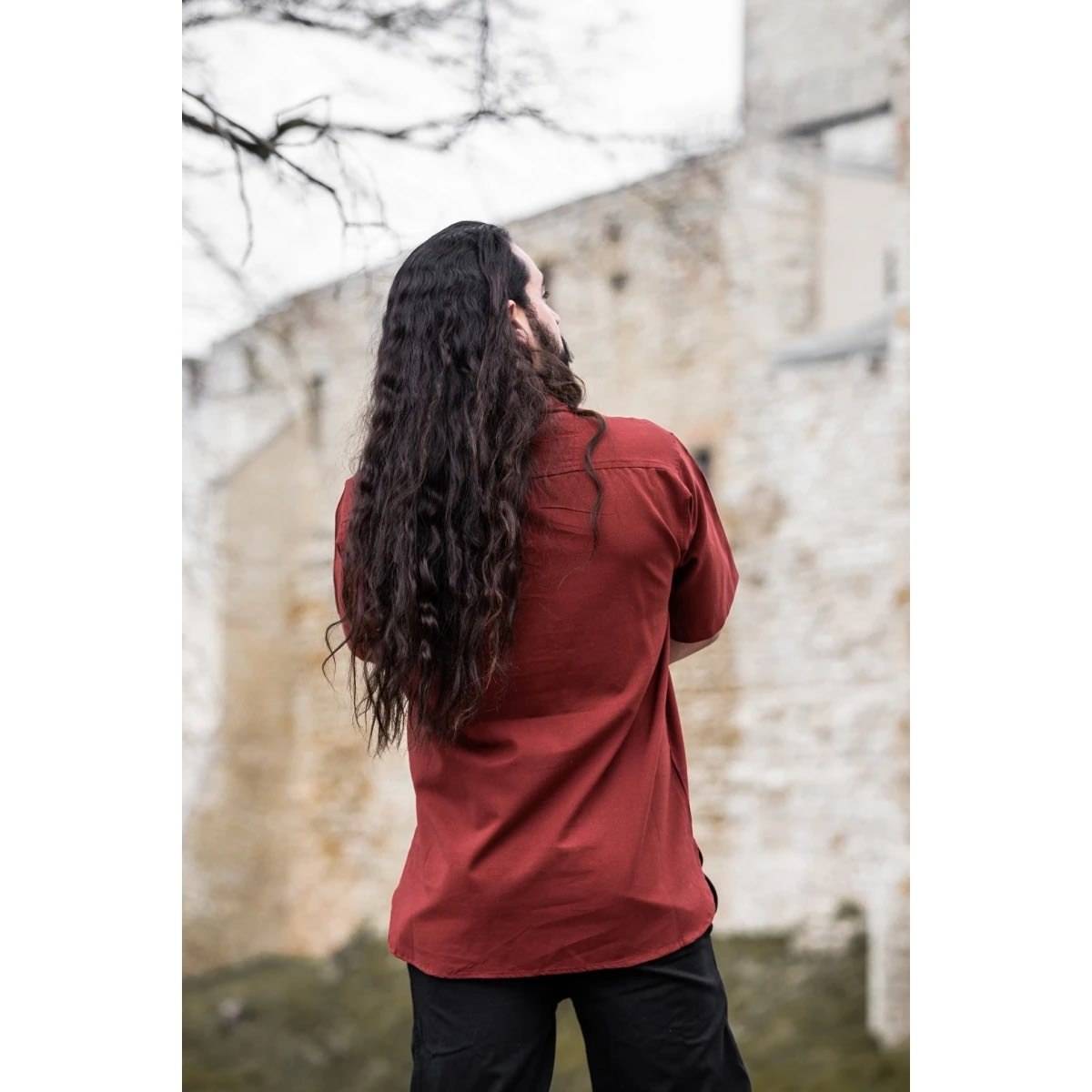 Middeleeuwse Blouse in Rood