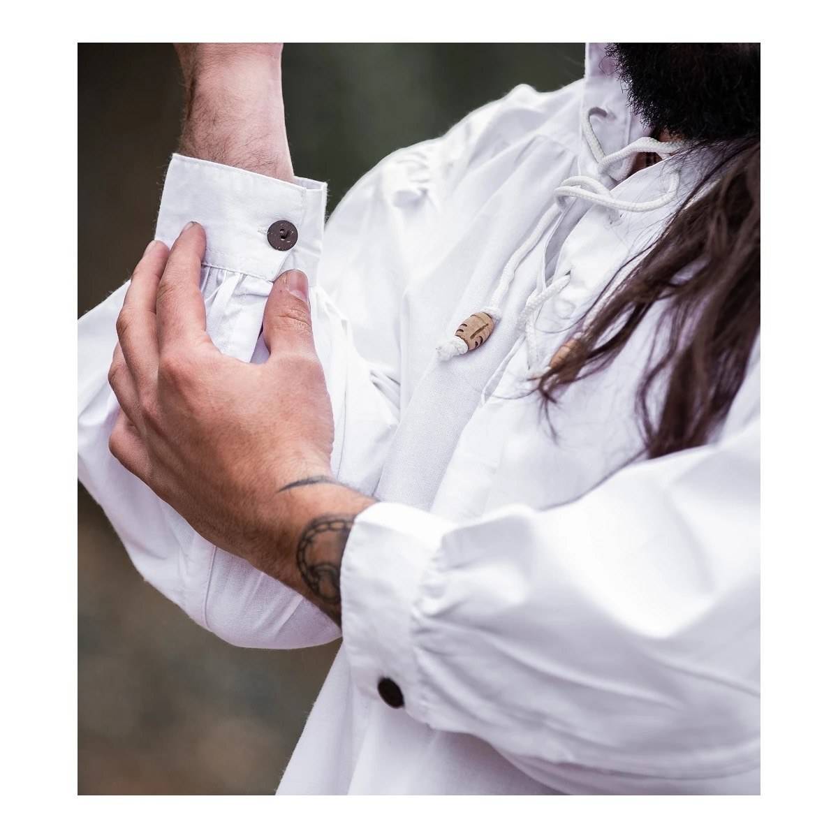 Middeleeuwse Blouse in Wit