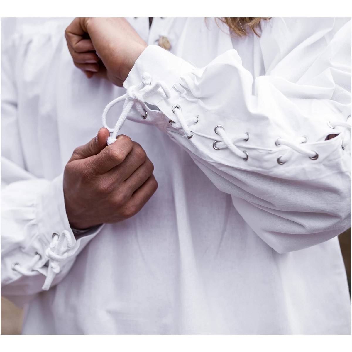 Middeleeuwse Blouse in Wit