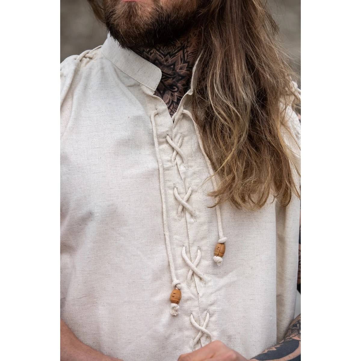 Middeleeuwse Blouse zonder mouwen in Natuurkleur