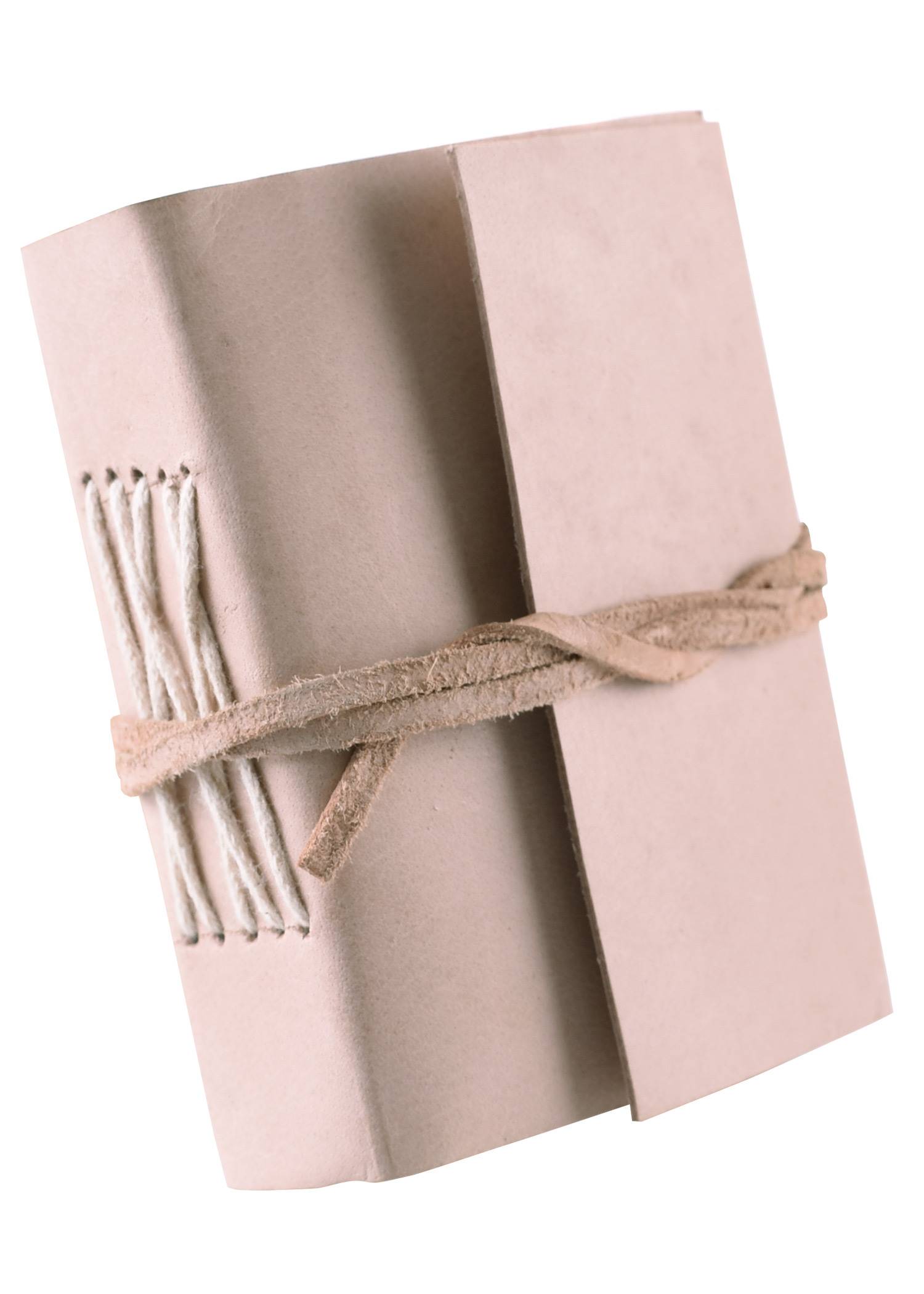 Kleines Notizbuch mit Ledereinband