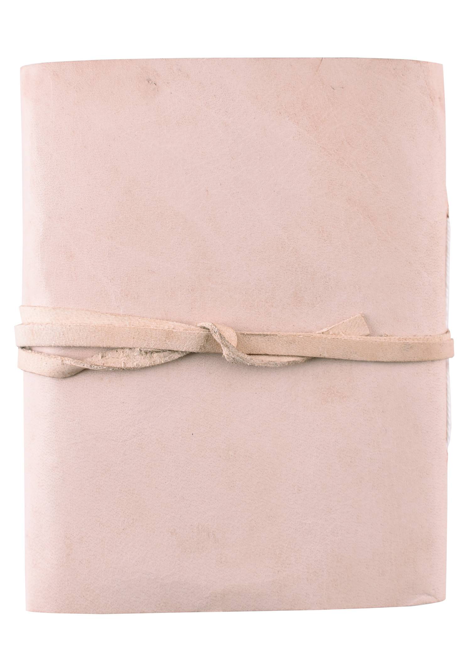 Kleines Notizbuch mit Ledereinband