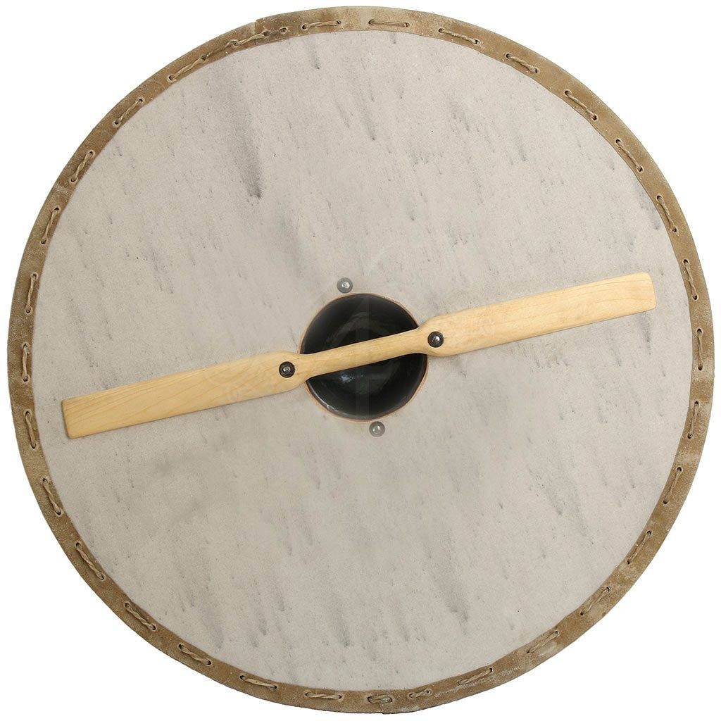 Viking Rondschild met Schildknop in 60, 65, 70 cm Battle-Ready