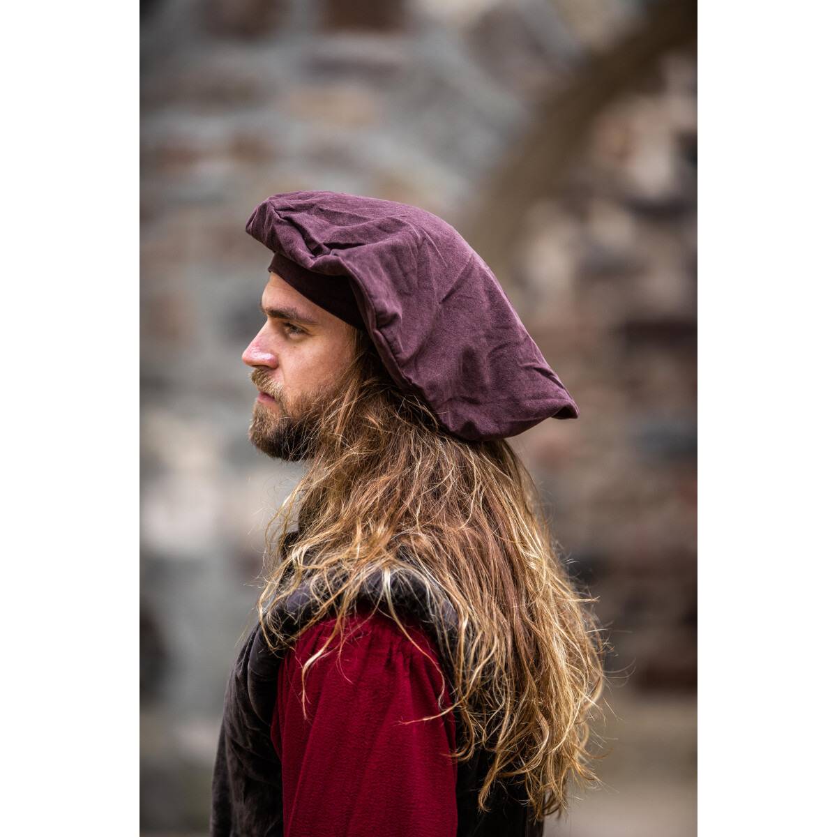 ​​Mittelalter Baret in Braun