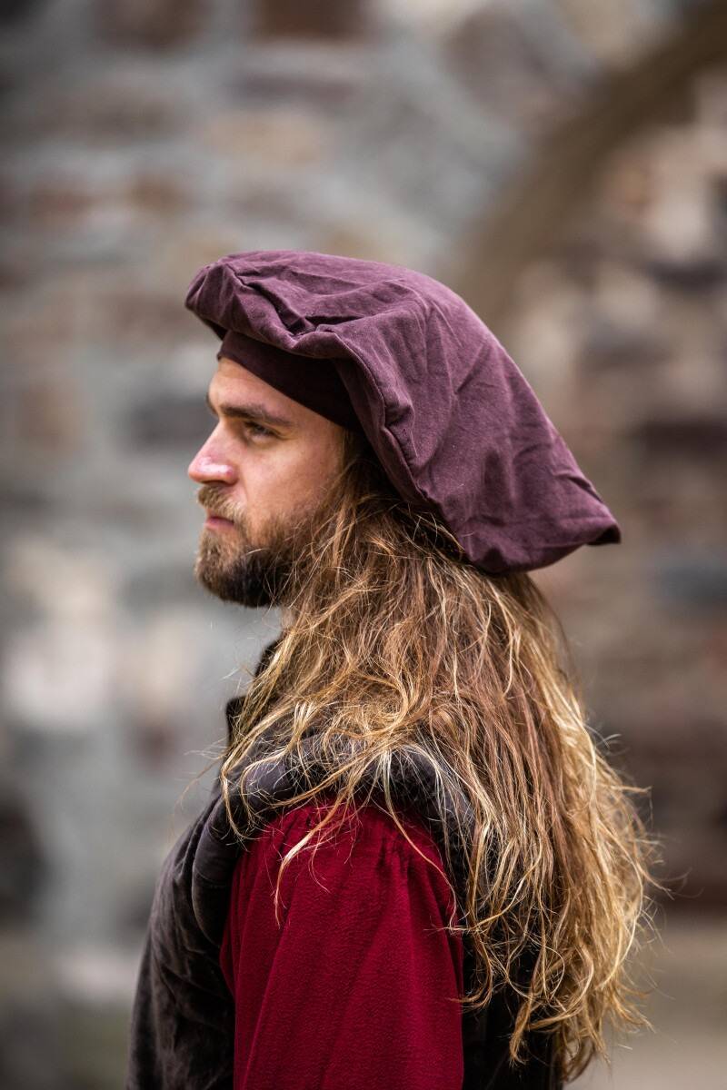 ​​Mittelalter Baret in Braun