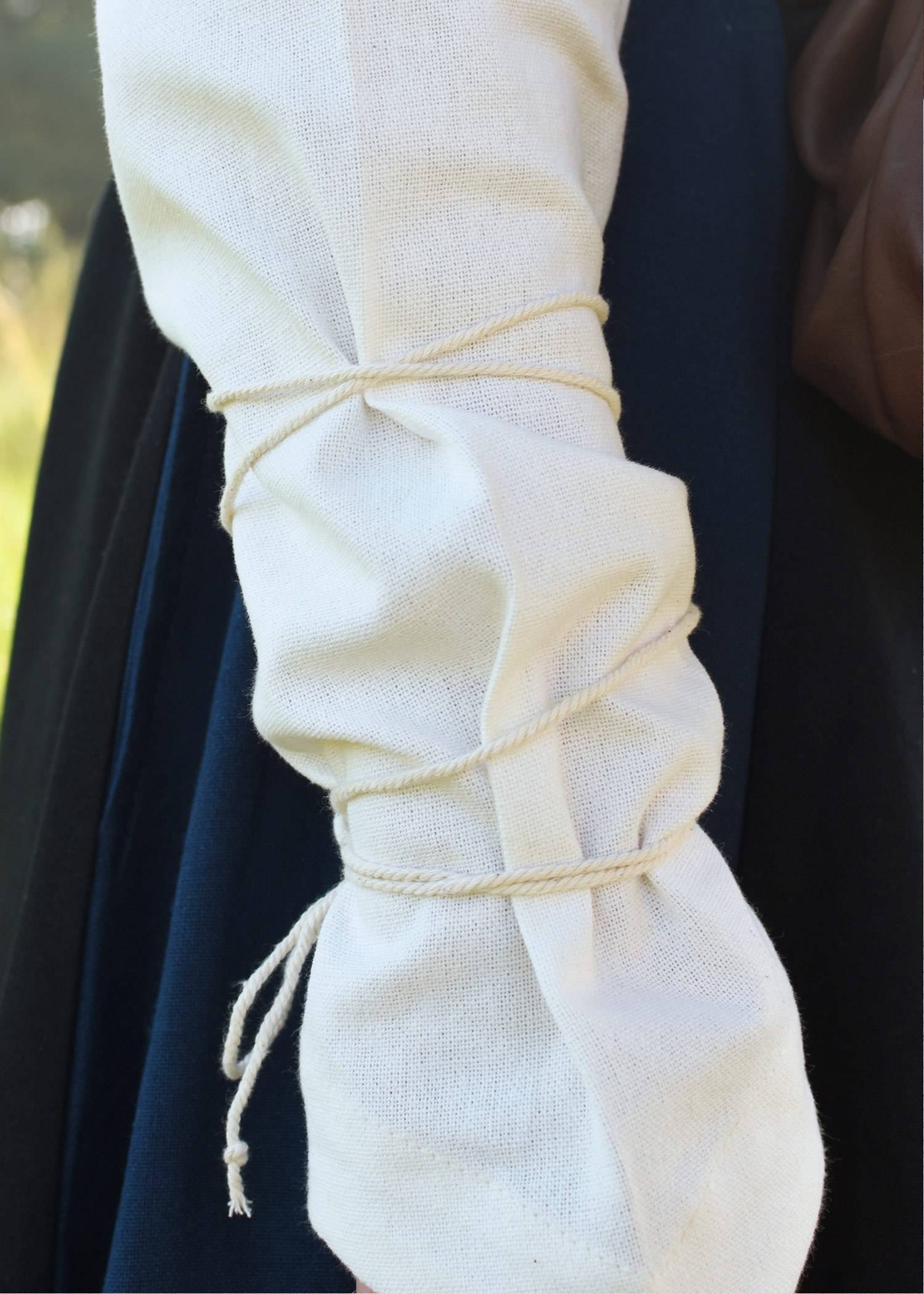 Middeleeuwse Dames Blouse in Natuurkleur