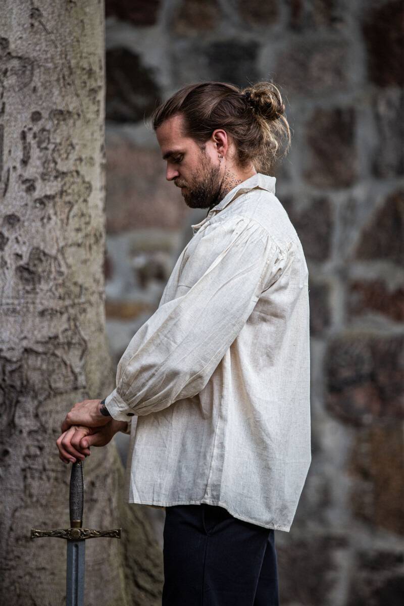 Middeleeuwse Blouse in Natuurkleur