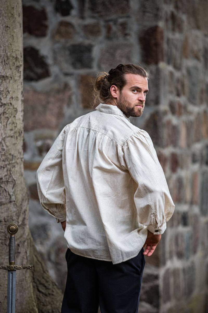Middeleeuwse Blouse in Natuurkleur