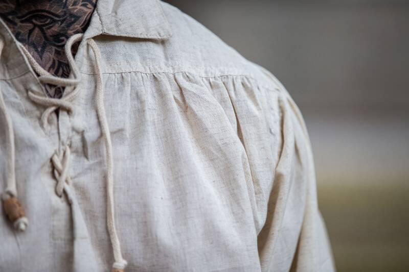 Middeleeuwse Blouse in Natuurkleur