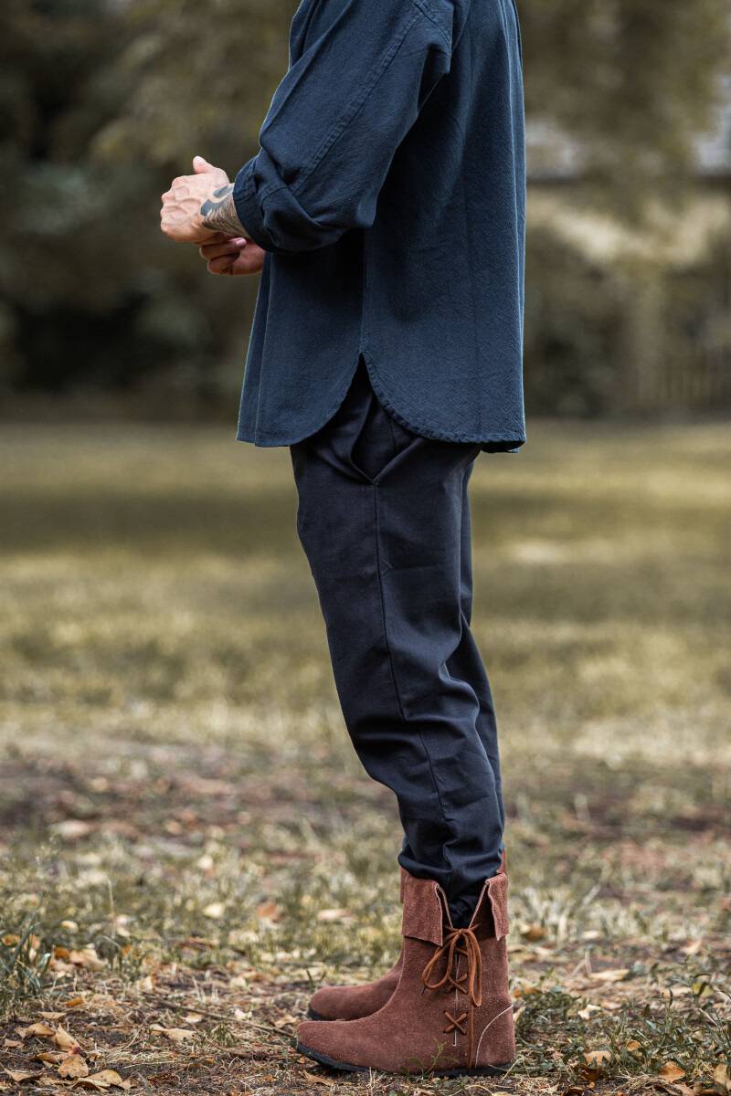 Middeleeuwse Blouse in Blauw