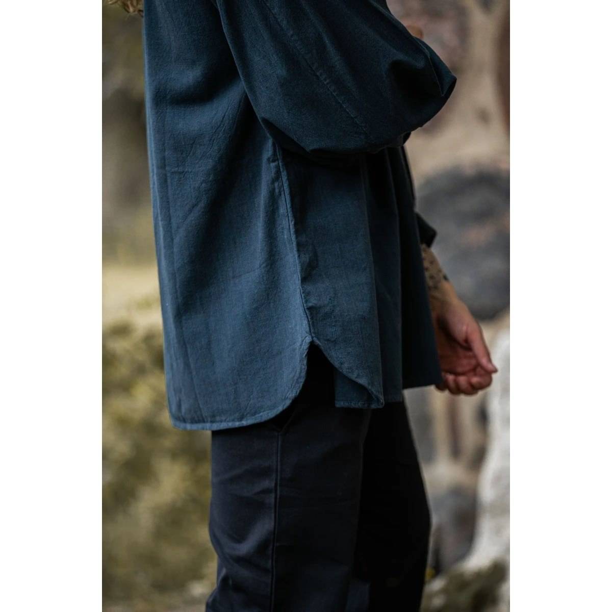 Middeleeuwse Blouse in Blauw