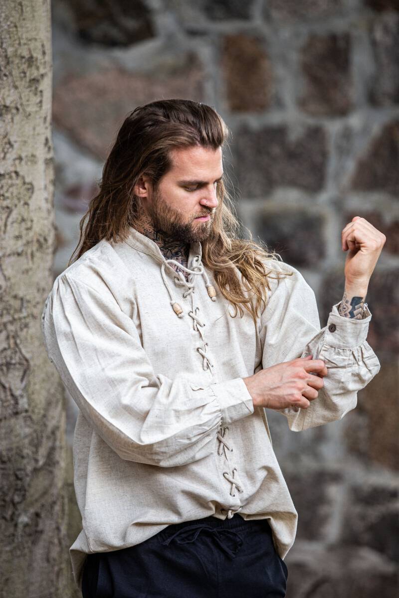 Middeleeuwse Blouse in Natuurkleur