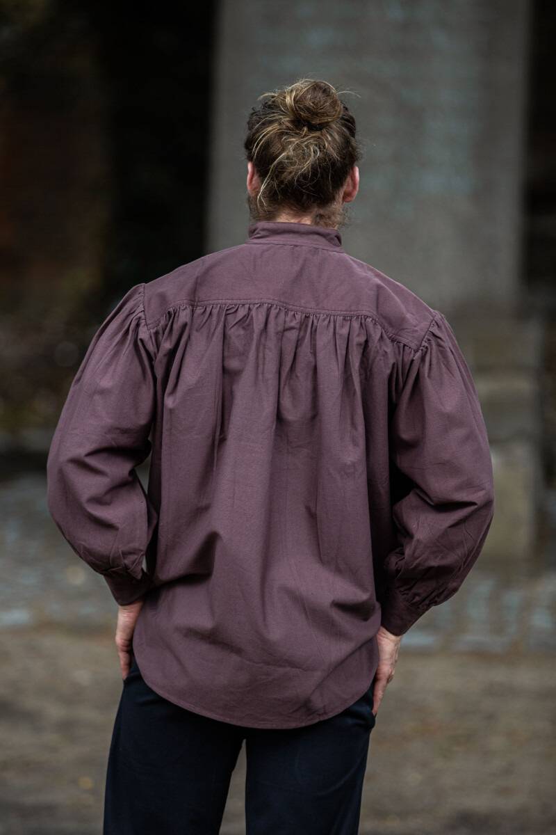 Mittelalter Bluse in Braun
