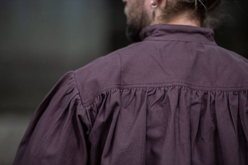 Mittelalter Bluse in Braun