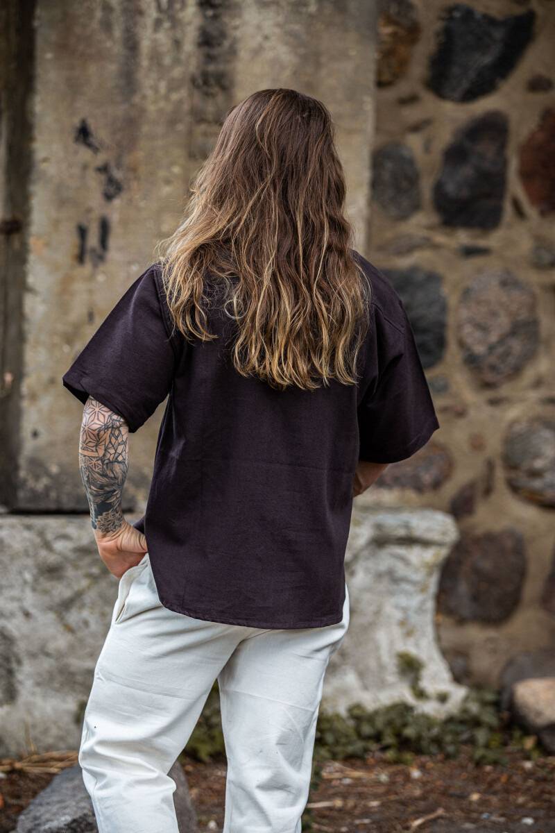 Middeleeuwse Blouse in Bruin