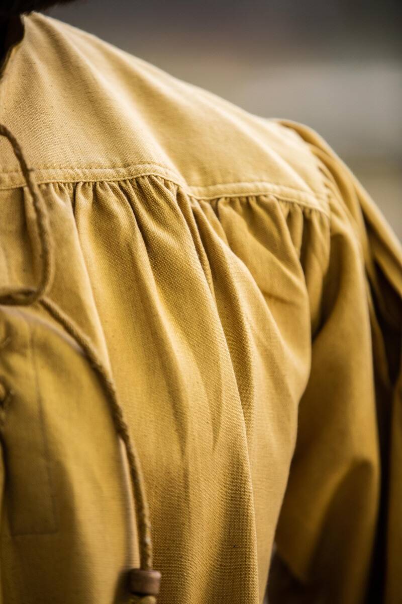 Middeleeuwse Blouse in Honingbruin