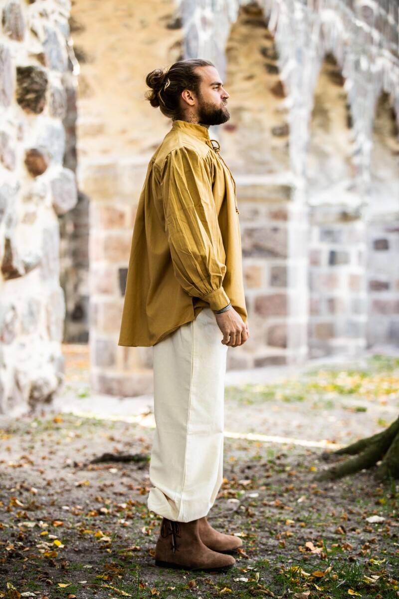 Middeleeuwse Blouse in Honingbruin