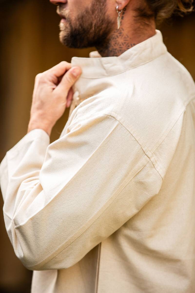 Middeleeuwse Blouse in Natuurkleur