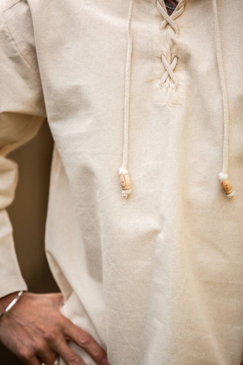 Middeleeuwse Blouse in Natuurkleur