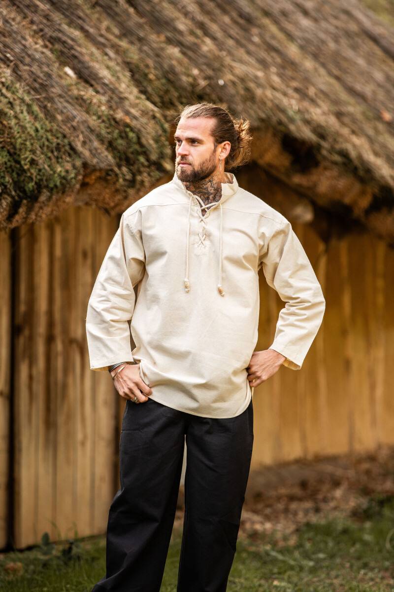 Middeleeuwse Blouse in Natuurkleur