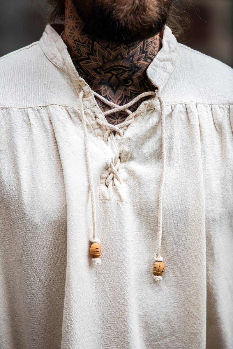 Middeleeuwse Blouse in Natuurkleur