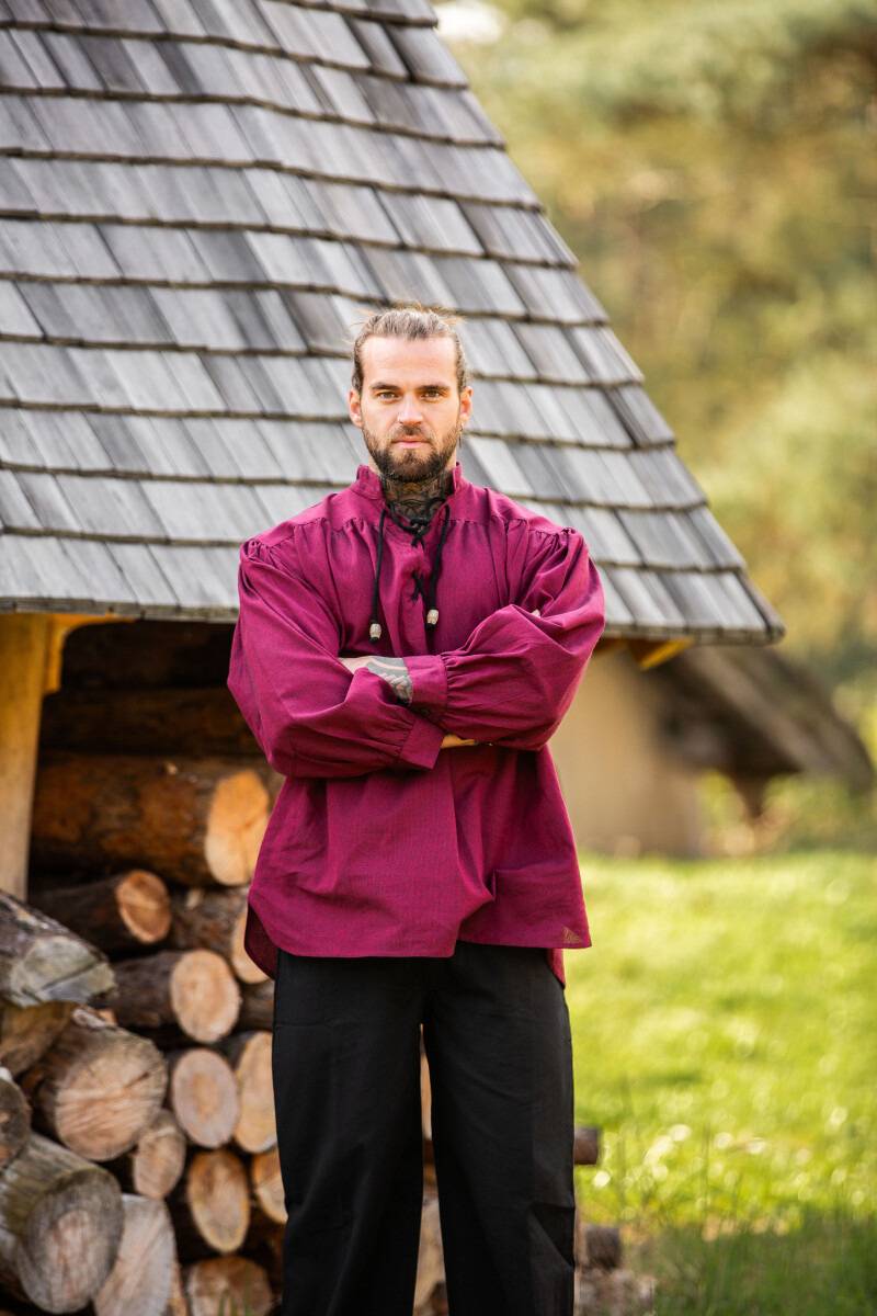 Middeleeuwse Blouse in Rood