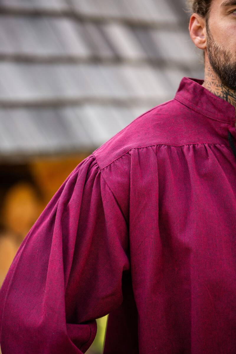 Middeleeuwse Blouse in Rood