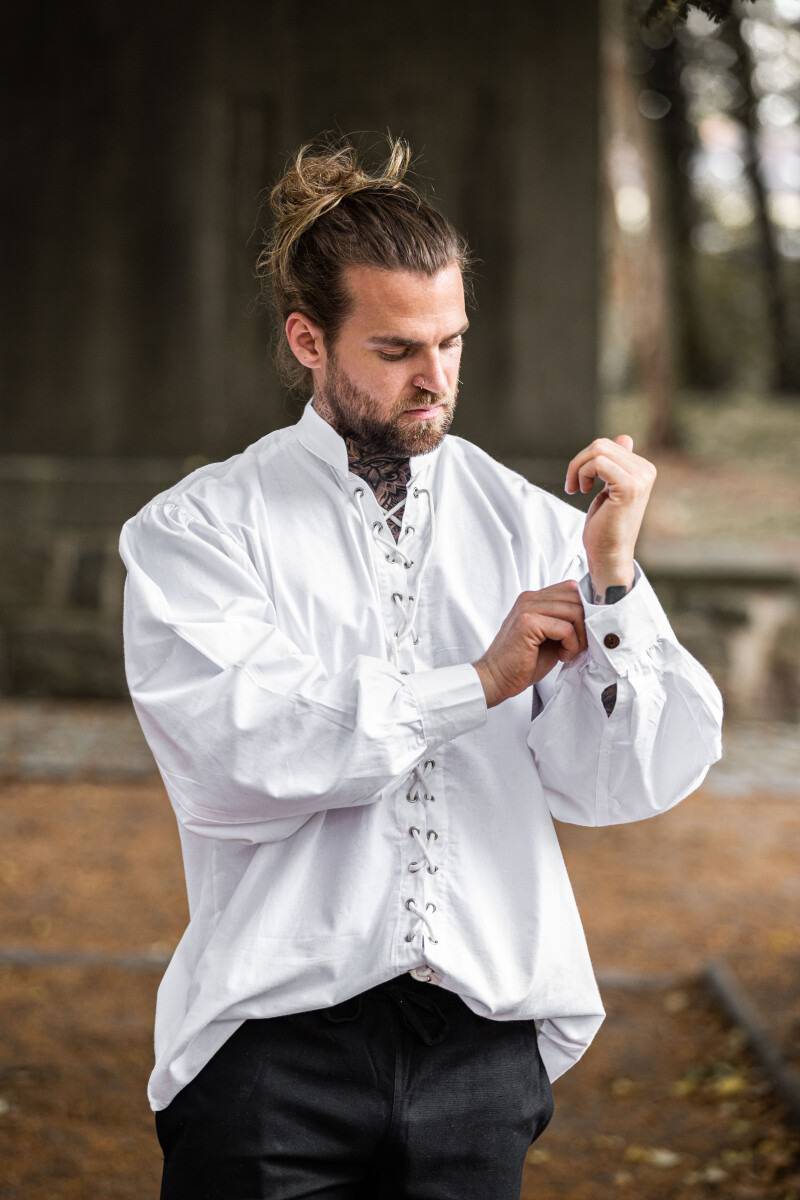 Middeleeuwse Blouse in Wit