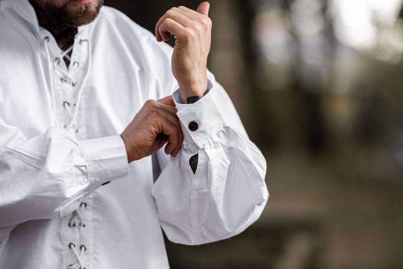 Middeleeuwse Blouse in Wit