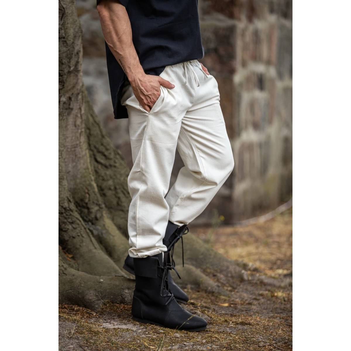 Mittelalter Hose in Natur in Baumwolle