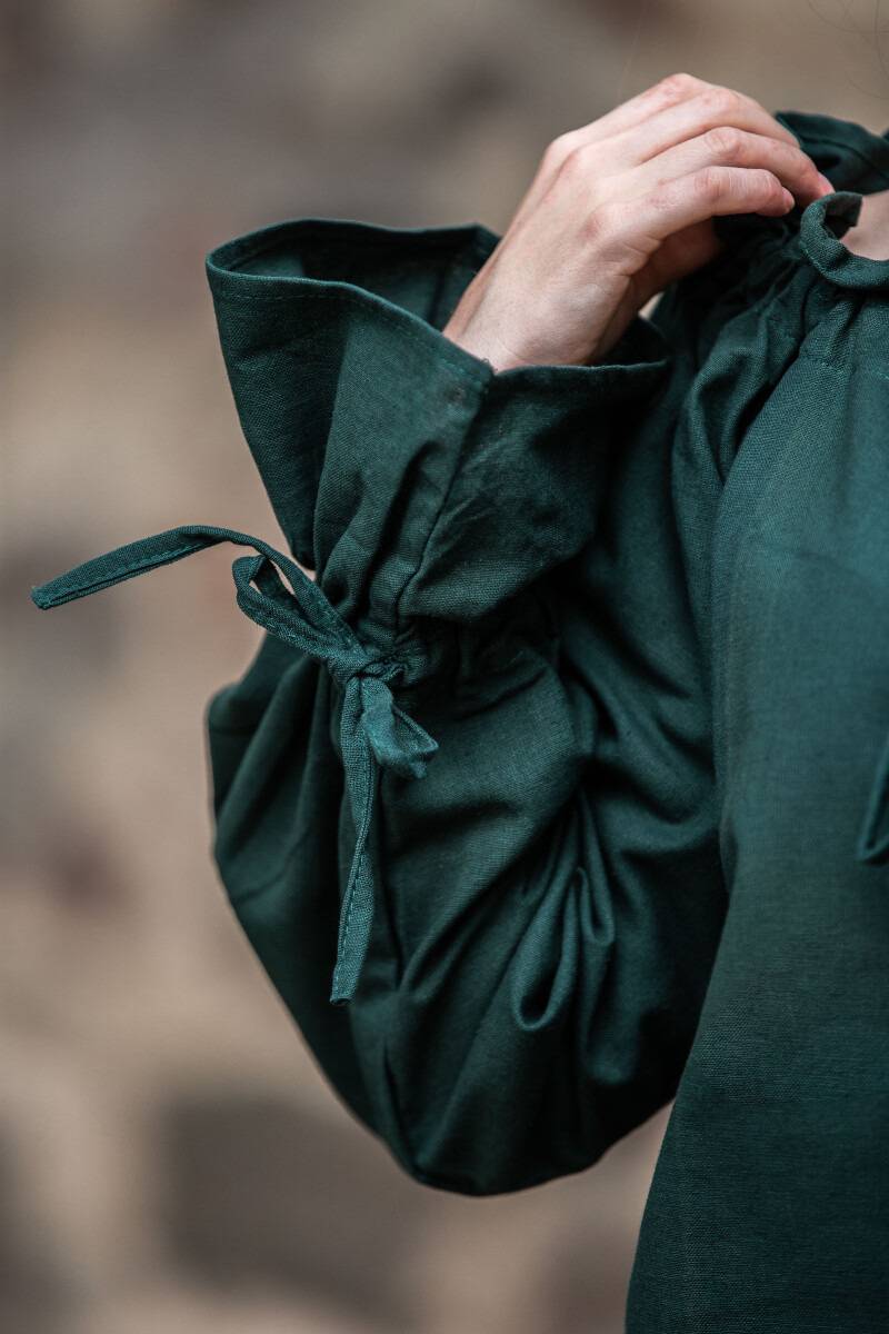 Middeleeuwse Dames Blouse in Groen