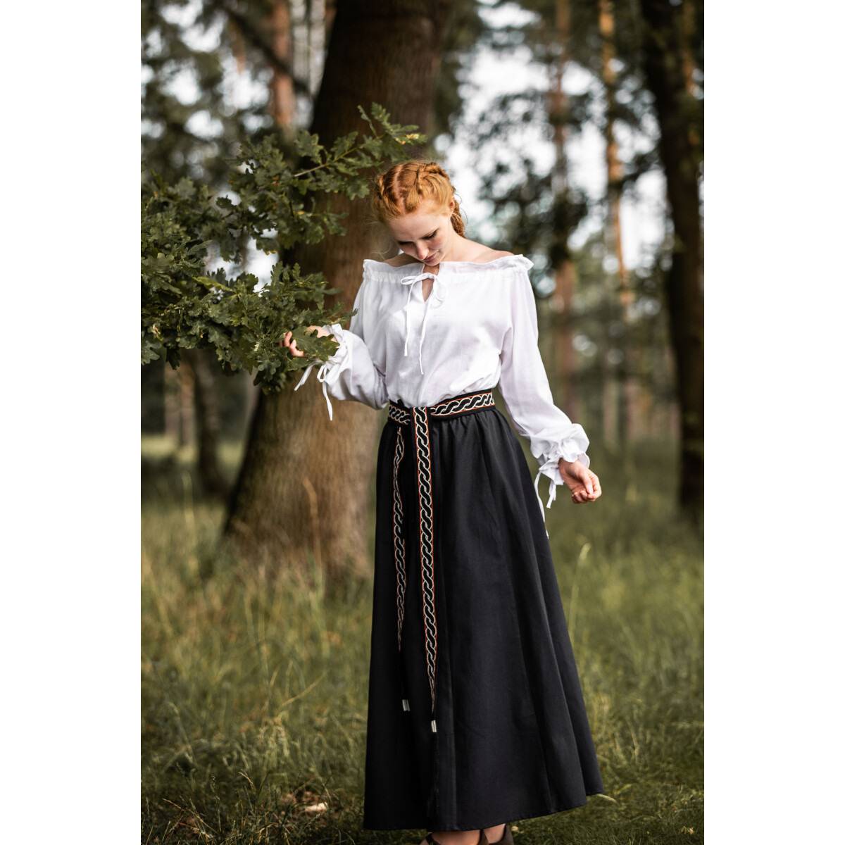 Middeleeuwse Dames Blouse in Wit