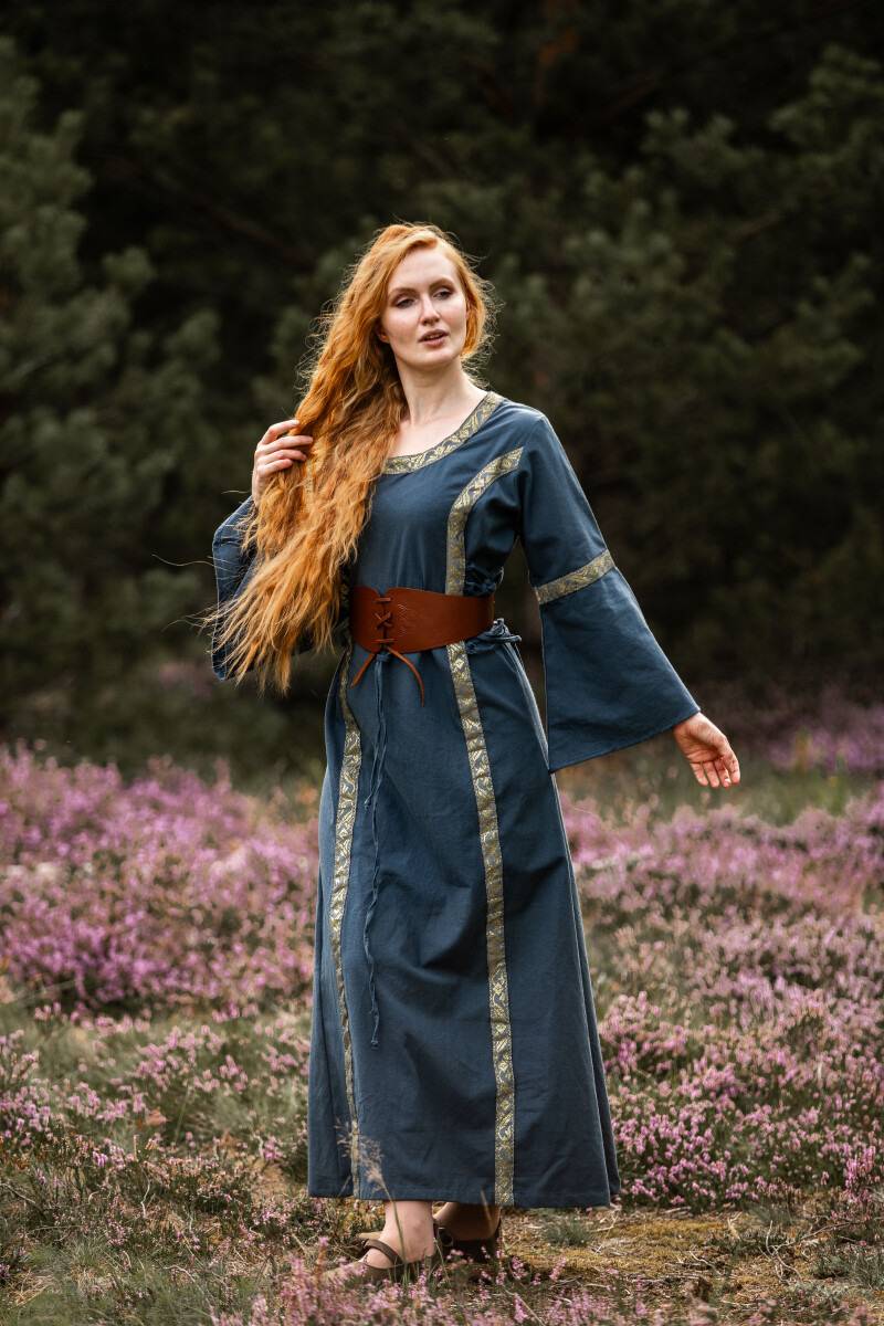 Mittelalterkleid in Blau