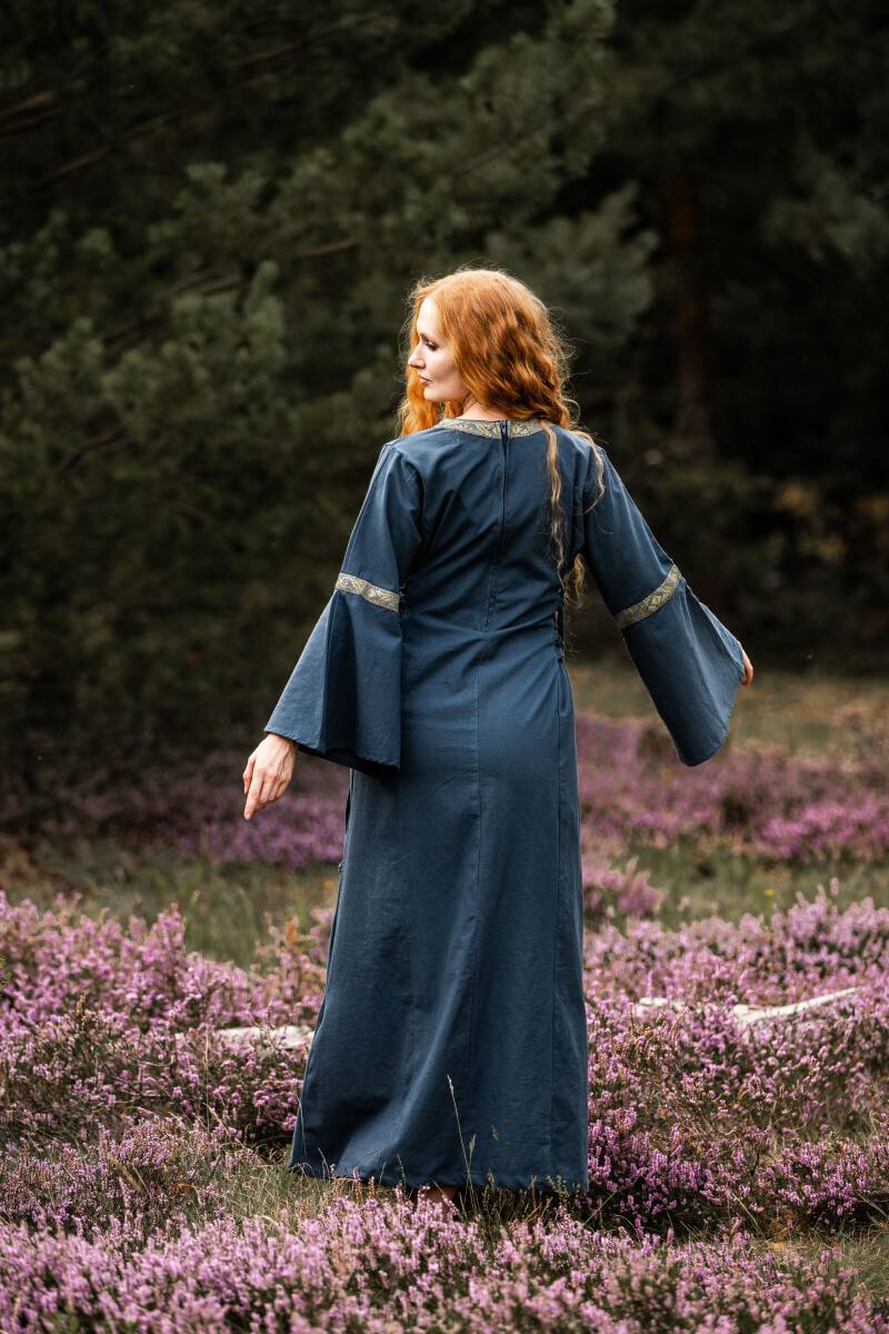 Mittelalterkleid in Blau