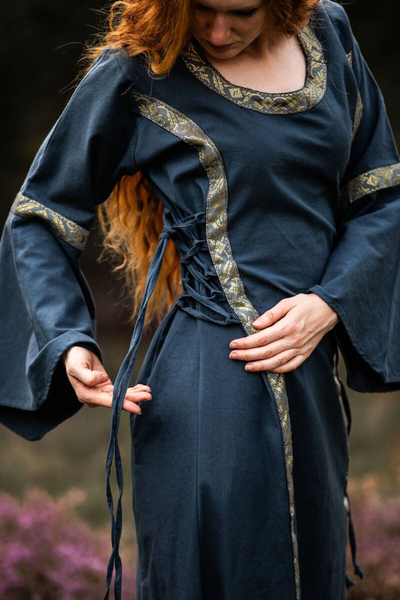 Mittelalterkleid in Blau