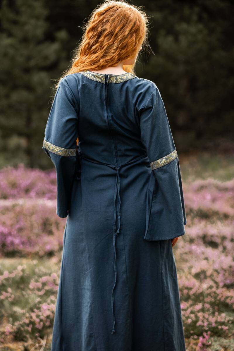 Mittelalterkleid in Blau