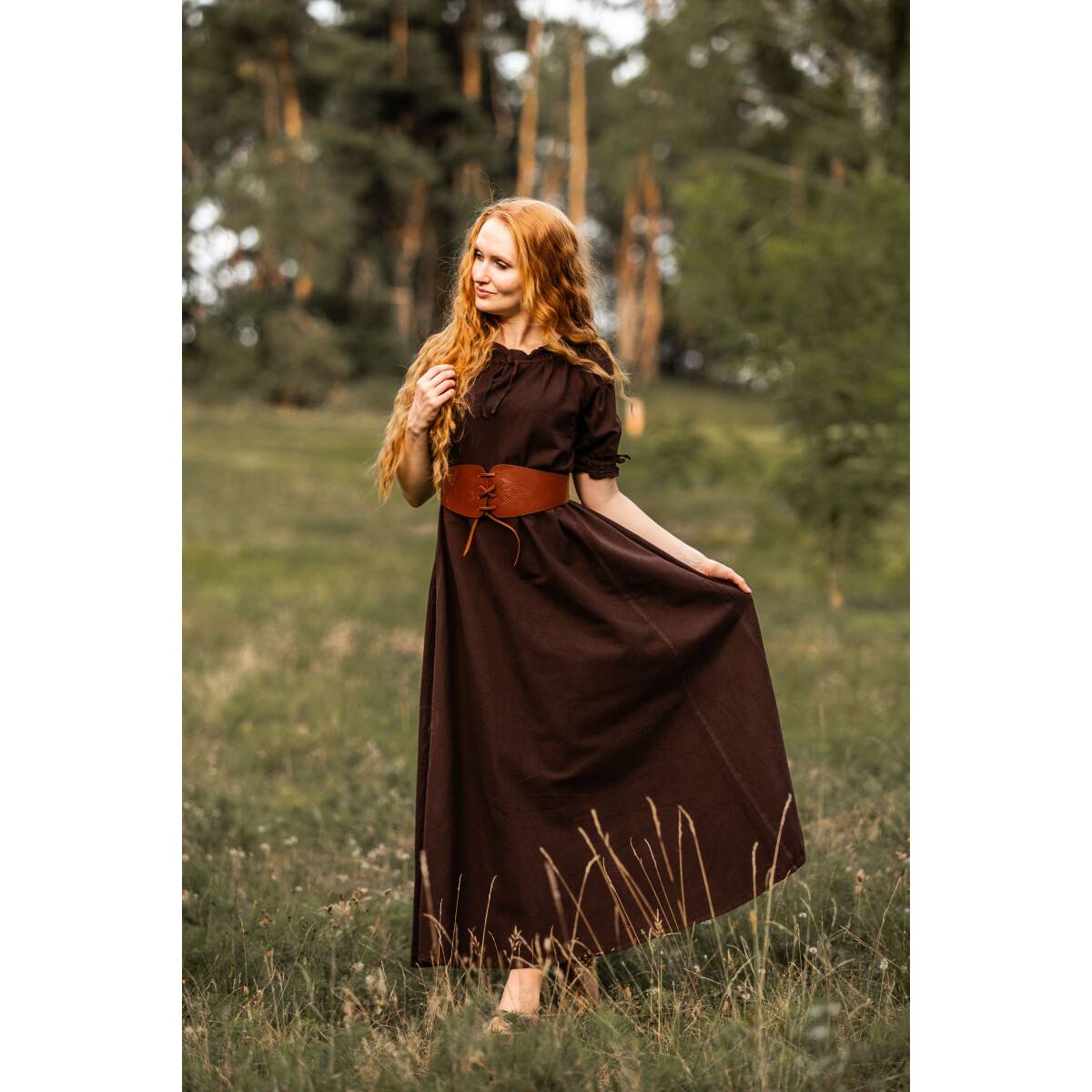 Mittelalterkleid in Braun