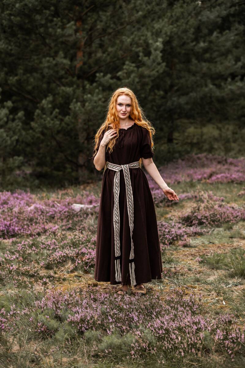 Mittelalterkleid in Braun