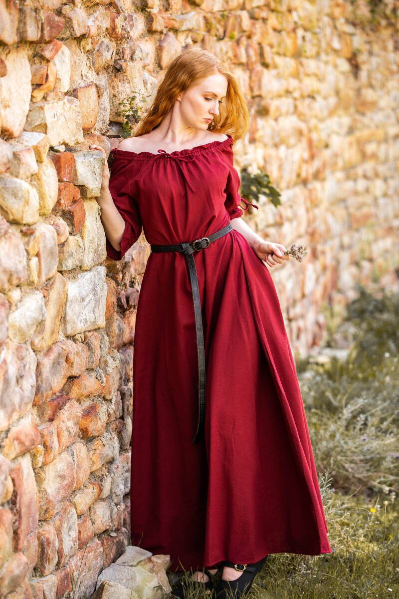 Mittelalterkleid in Rot