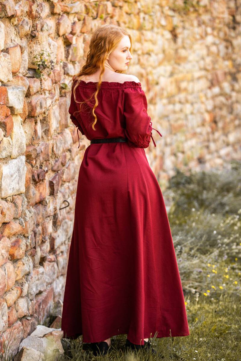 Mittelalterkleid in Rot