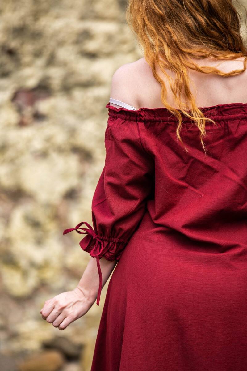 Mittelalterkleid in Rot