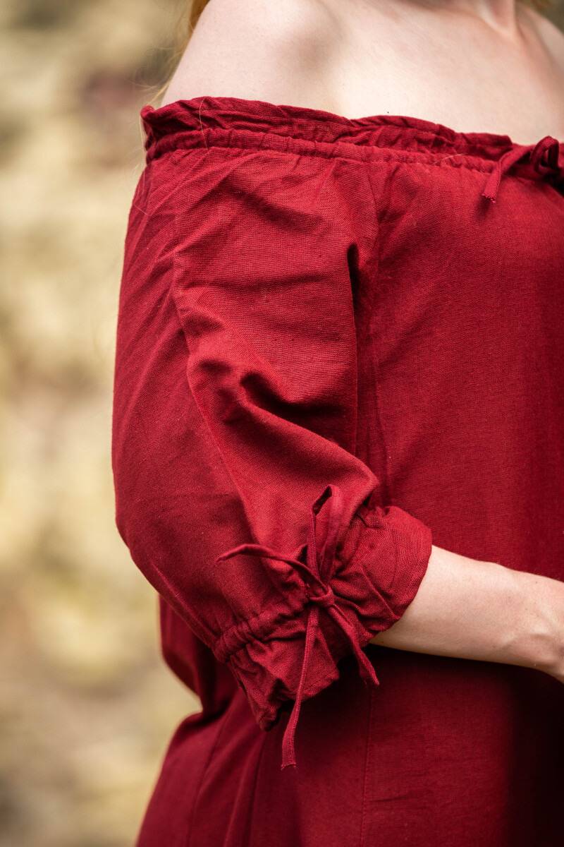 Mittelalterkleid in Rot