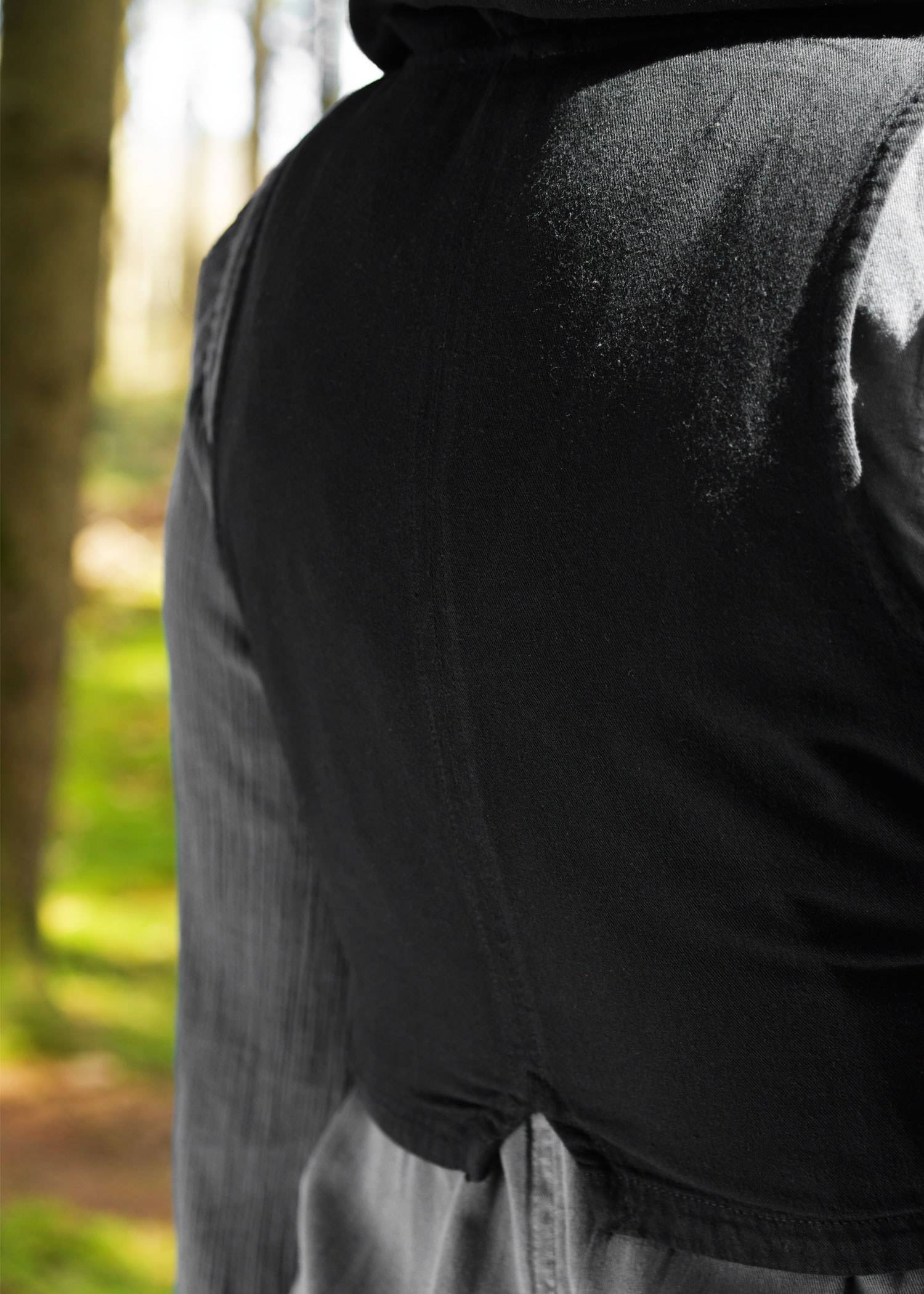 Damesvest met capuchon van Nalen, zwart