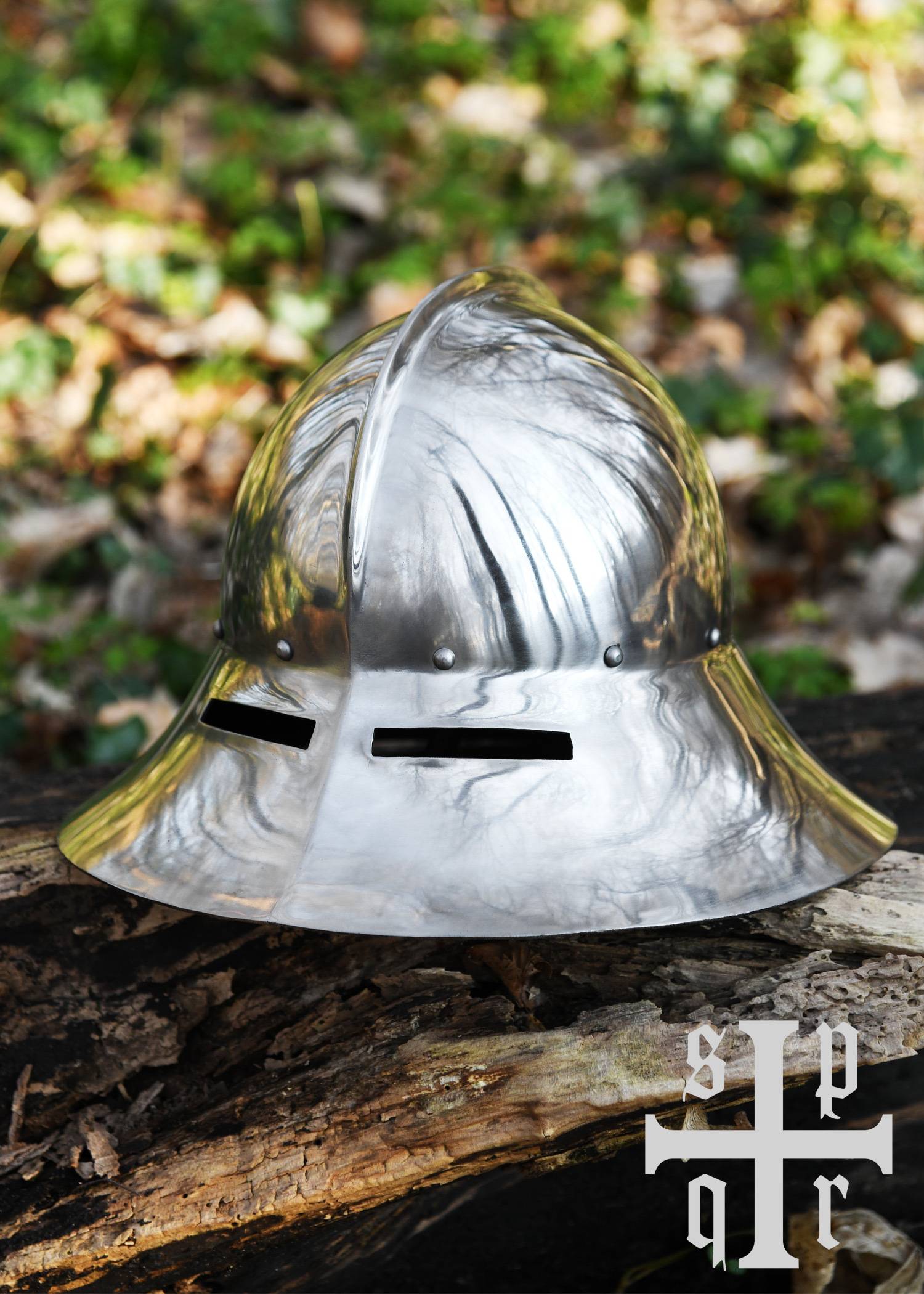 Middeleeuwse ketelhoed/monnikskaphelm, 15e eeuws