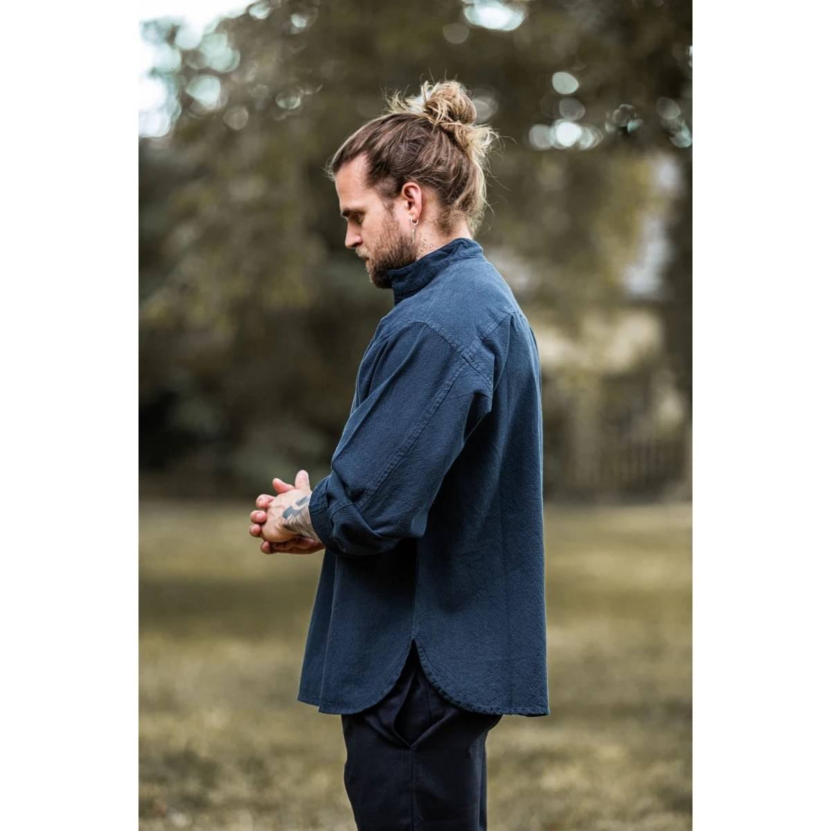 Middeleeuwse Blouse in Blauw