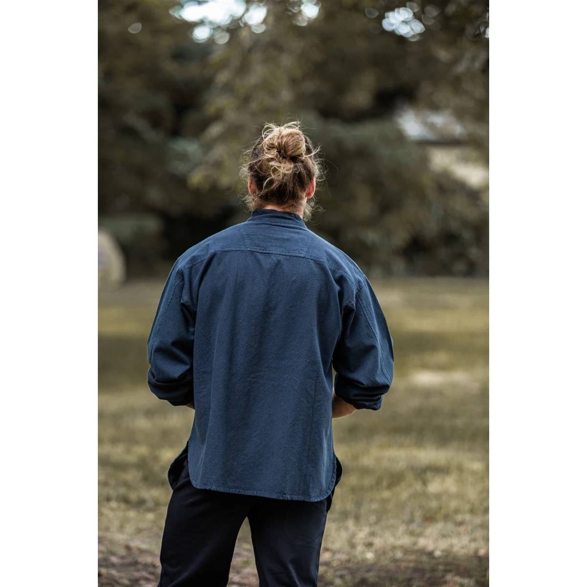 Middeleeuwse Blouse in Blauw